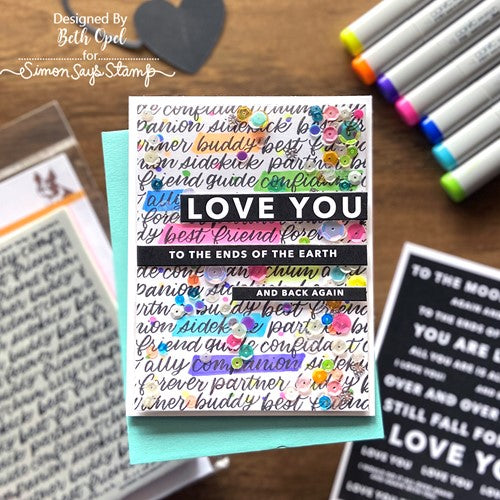 Simon Says Stamp! Simon Says Stamp Sentiment Strips REVERSE AND BACK AGAIN sssg131090