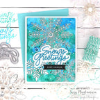 Simon Says Stamp! Simon Says Stamp Suzy's SNOWFLAKE SEASON Watercolor Prints sz0122ss | color-code:ALT0