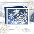 Simon Says Stamp! Simon Says Stamp Suzy's SNOWFLAKE SEASON Watercolor Prints sz0122ss | color-code:ALT2