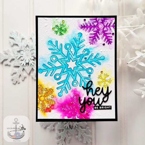 Simon Says Stamp! Simon Says Stamp Suzy's SNOWFLAKE SEASON Watercolor Prints sz0122ss