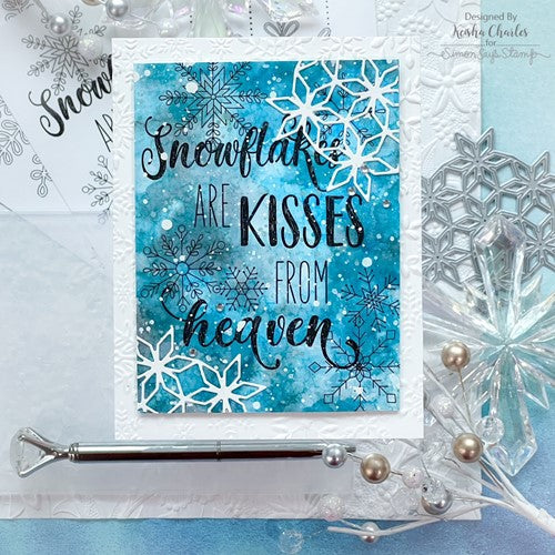 Simon Says Stamp! Simon Says Stamp Suzy's SNOWFLAKE SEASON Watercolor Prints sz0122ss