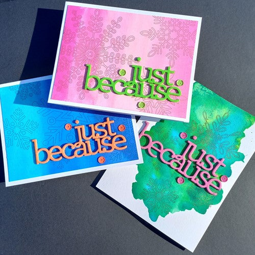 Simon Says Stamp! Simon Says Stamp Suzy's SNOWFLAKE SEASON Watercolor Prints sz0122ss