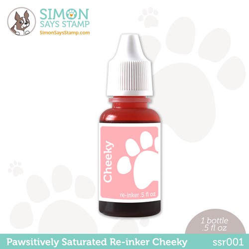 Simon Says Stamp! Simon Says Stamp Pawsitively Saturated RE-INKER CHEEKY ssr001