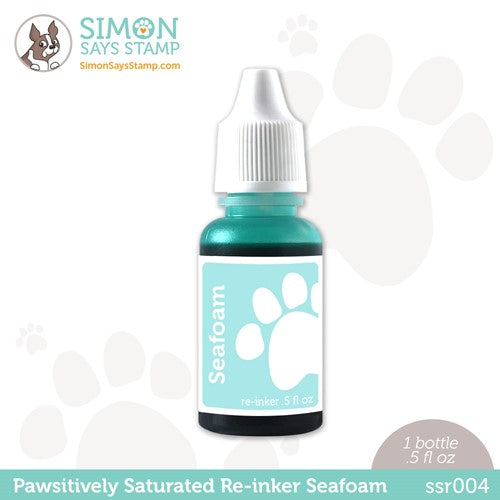 Simon Says Stamp! Simon Says Stamp Pawsitively Saturated RE-INKER SEAFOAM ssr004