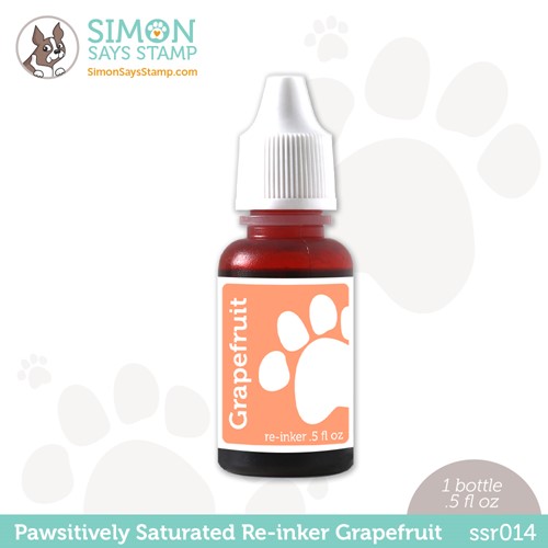 Simon Says Stamp! Simon Says Stamp Pawsitively Saturated RE-INKER GRAPEFRUIT ssr014