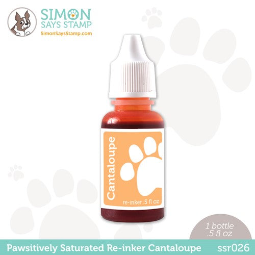 Simon Says Stamp! Simon Says Stamp Pawsitively Saturated RE-INKER CANTALOUPE ssr026