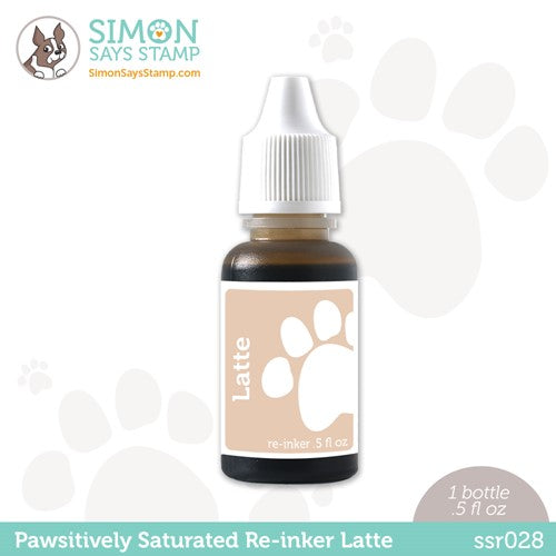 Simon Says Stamp! Simon Says Stamp Pawsitively Saturated RE-INKER LATTE ssr028