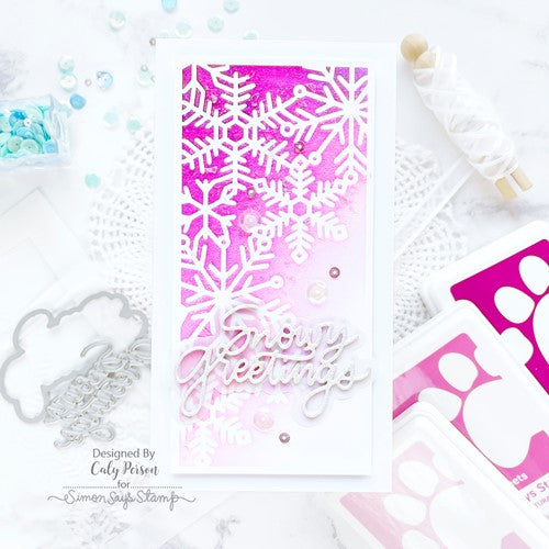 Simon Says Stamp! Simon Says Stamp Stencil MINI SLIMLINE SNOWFLAKE WINDOW ssst221602 | color-code:ALT0