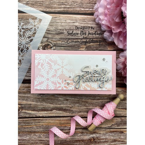 Simon Says Stamp! Simon Says Stamp Stencil MINI SLIMLINE SNOWFLAKE WINDOW ssst221602 | color-code:ALT2