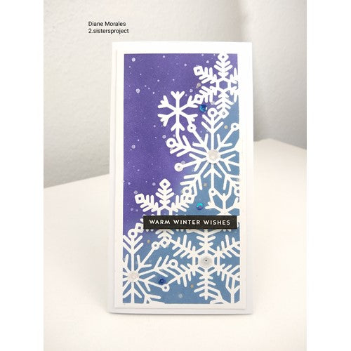 Simon Says Stamp! Simon Says Stamp Stencil MINI SLIMLINE SNOWFLAKE WINDOW ssst221602