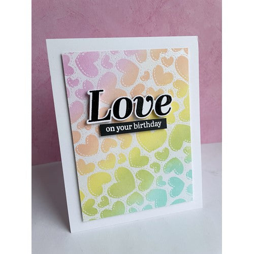 Simon Says Stamp! Simon Says Cling Stamps TOSSED HEARTS sss102444 | color-code:ALT6