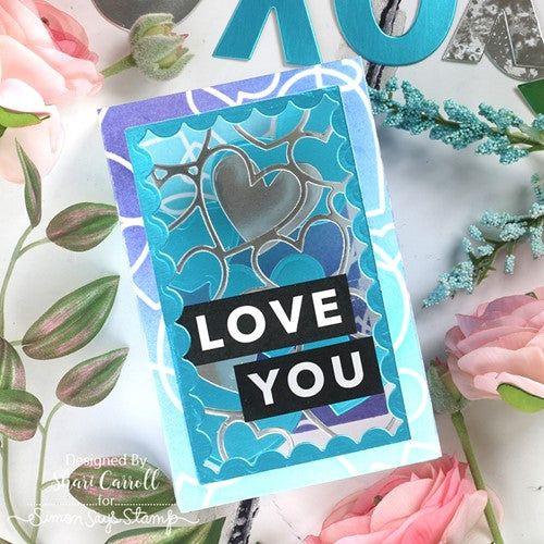 Simon Says Stamp! Simon Says Stamp BASIC BOX CARD HEARTS Wafer Dies sssd112554 | color-code:ALT0