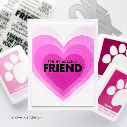 Simon Says Stamp! Simon Says Clear Stamps FRIEND GREETINGS sss302460 | color-code:ALT1
