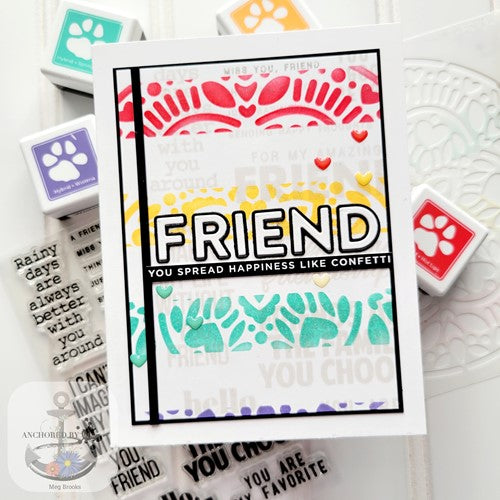 Simon Says Stamp! Simon Says Clear Stamps FRIEND GREETINGS sss302460 | color-code:ALT2