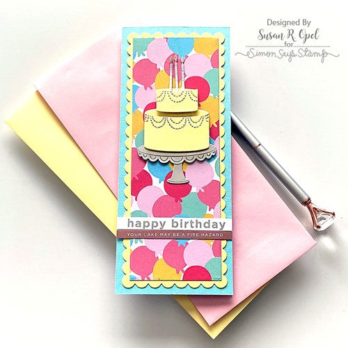 Simon Says Stamp! Simon Says Stamp DECORATED CAKES Wafer Dies s732