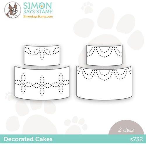 Simon Says Stamp! Simon Says Stamp DECORATED CAKES Wafer Dies s732