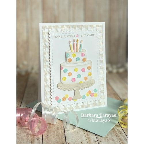 Simon Says Stamp! Simon Says Stamp FANCY CAKE Set Wafer Dies s731