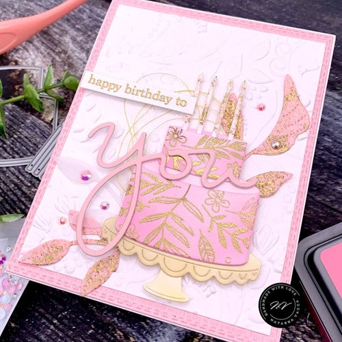 Simon Says Stamp! Simon Says Stamp FANCY CAKE Set Wafer Dies s731