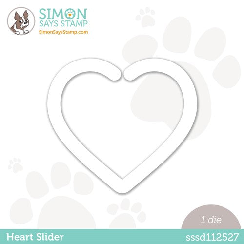 Simon Says Stamp! Simon Says Stamp HEART SLIDER Wafer Die sssd112527