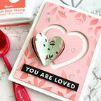 Simon Says Stamp! Simon Says Stamp FOLDING HEART AND WINDOW Wafer Die sssd112526