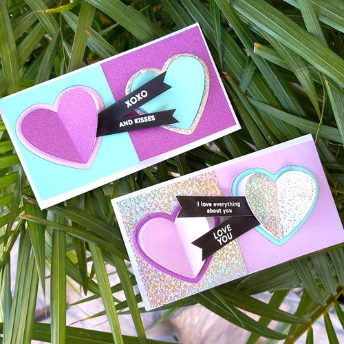 Simon Says Stamp! Simon Says Stamp FOLDING HEART AND WINDOW Wafer Die sssd112526
