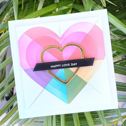 Simon Says Stamp! Simon Says Stamp FOLDING HEART AND WINDOW Wafer Die sssd112526