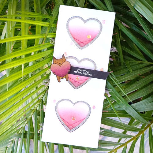 Simon Says Stamp! Simon Says Stamp FOLDING HEART AND WINDOW Wafer Die sssd112526
