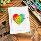 Simon Says Stamp! Simon Says Stamp PIECE OF MY HEART Wafer Die sssd112528 | color-code:ALT0