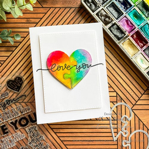 Simon Says Stamp! Simon Says Stamp PIECE OF MY HEART Wafer Die sssd112528 | color-code:ALT0