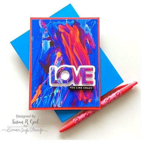 Simon Says Stamp! Simon Says Stamp OUTLINE LOVE Wafer Die sssd112525