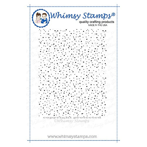 Simon Says Stamp! Whimsy Stamps SPECKLED BACKGROUND Cling Stamp DDB0070