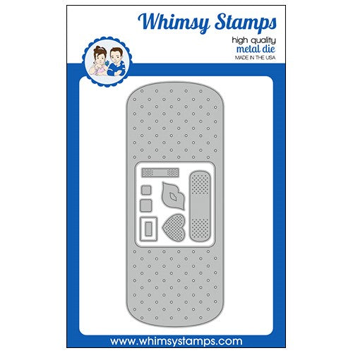 Simon Says Stamp! Whimsy Stamps SLIMLINE BIG BOOBOO Dies WSD337a