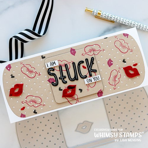 Simon Says Stamp! Whimsy Stamps SLIMLINE BIG BOOBOO Dies WSD337a