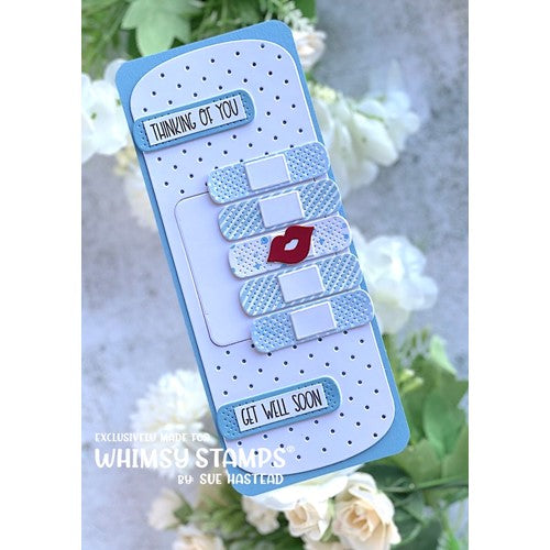 Simon Says Stamp! Whimsy Stamps SLIMLINE BIG BOOBOO Dies WSD337a