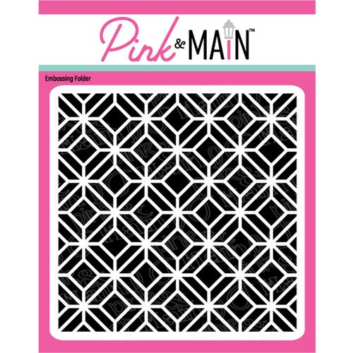 Simon Says Stamp! Pink and Main GARDEN GATE 6 x 6 inch Embossing Folder PMT027