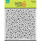 Simon Says Stamp! Newton's Nook Designs PETITE HEARTS Stencil NN2201T01