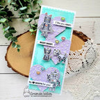 Simon Says Stamp! Newton's Nook Designs PETITE HEARTS Stencil NN2201T01