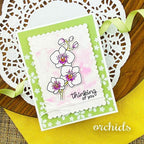 Simon Says Stamp! Newton's Nook Designs ORCHIDS Clear Stamps NN2201S01