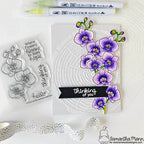 Simon Says Stamp! Newton's Nook Designs ORCHIDS Clear Stamps NN2201S01
