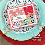 Simon Says Stamp! Newton's Nook Designs LOVE AND MEOWS 6 x 6 inch Paper Pad NN2201P01