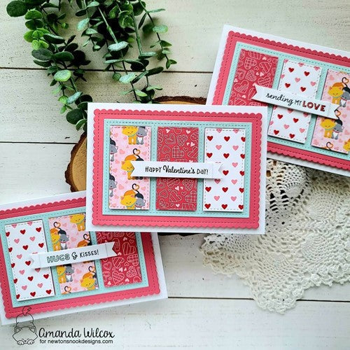 Simon Says Stamp! Newton's Nook Designs LOVE AND MEOWS 6 x 6 inch Paper Pad NN2201P01
