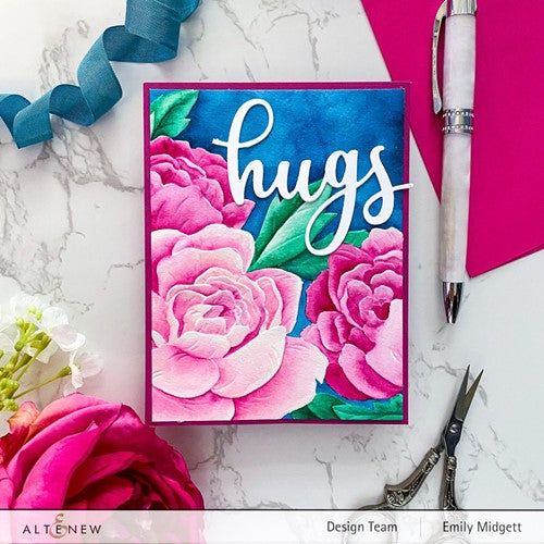 Simon Says Stamp! Altenew CUPPED BLOSSOMS 3D Embossing Folder ALT6650