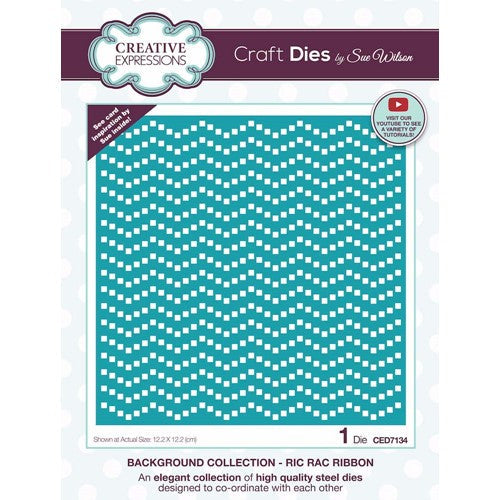 Simon Says Stamp! Creative Expressions RIC RAC RIBBON Sue Wilson Background Die ced7134*