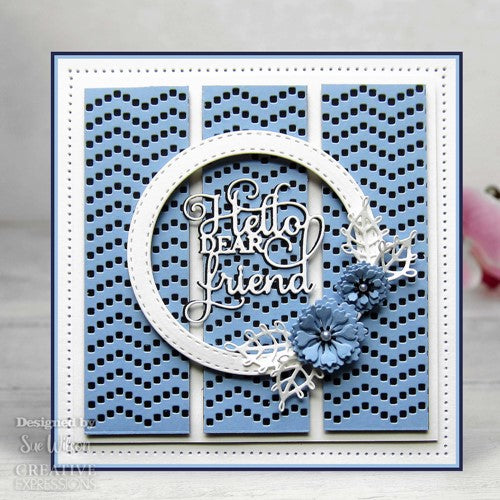 Simon Says Stamp! Creative Expressions RIC RAC RIBBON Sue Wilson Background Die ced7134*