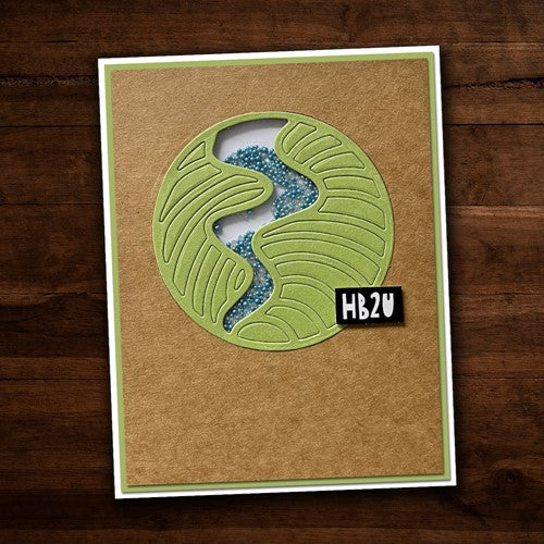 Simon Says Stamp! Paper Rose RIVER SCENE CIRCLE Die 24892*