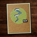 Simon Says Stamp! Paper Rose RIVER SCENE CIRCLE Die 24892*