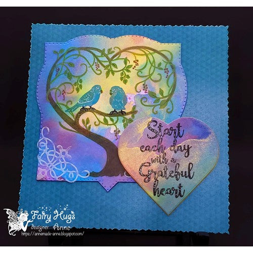 Simon Says Stamp! Fairy Hugs GRATEFUL HEART Clear Stamps FHS-356