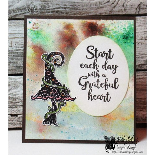 Simon Says Stamp! Fairy Hugs GRATEFUL HEART Clear Stamps FHS-356