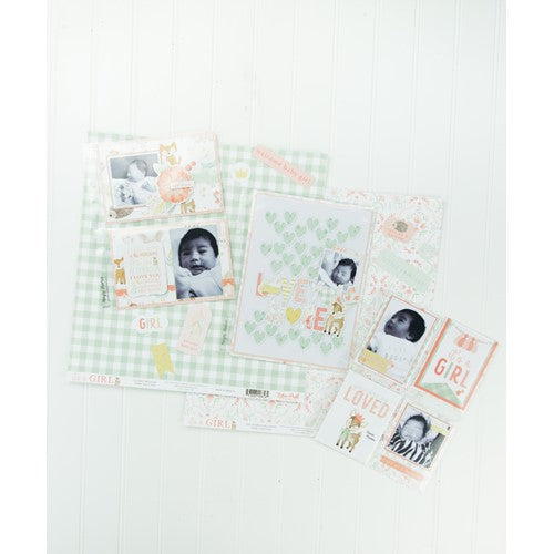 Simon Says Stamp! Echo Park IT'S A GIRL 6 x 6 Paper Pad iag277023 | color-code:ALT01