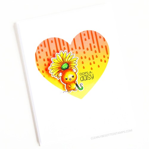 Simon Says Stamp! Clearly Besotted DRIP DROP Stencil